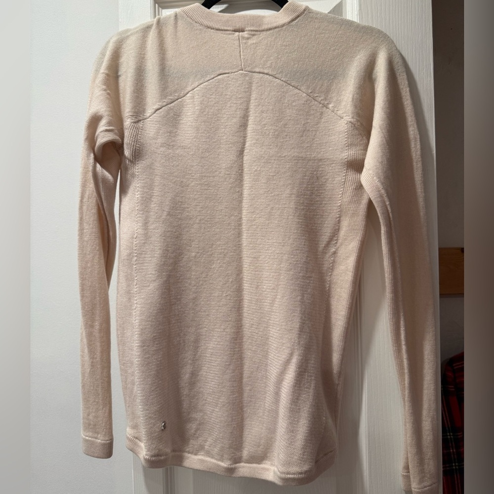 lululemon athletica Cream Crew Neck Sweater - Picture 3 of 4